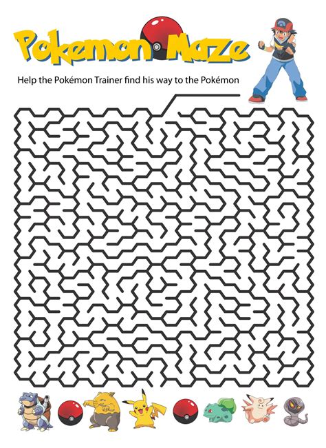 pokemon math worksheets printable|Pokémon Activity Sheets for Kids—Puzzles, Mazes, Coloring .